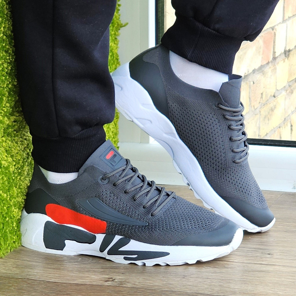 Кроссовки FILA Серые Мужские Фила (размеры: 41,42,43,45) Видео Обзор Днепр - изображение 9