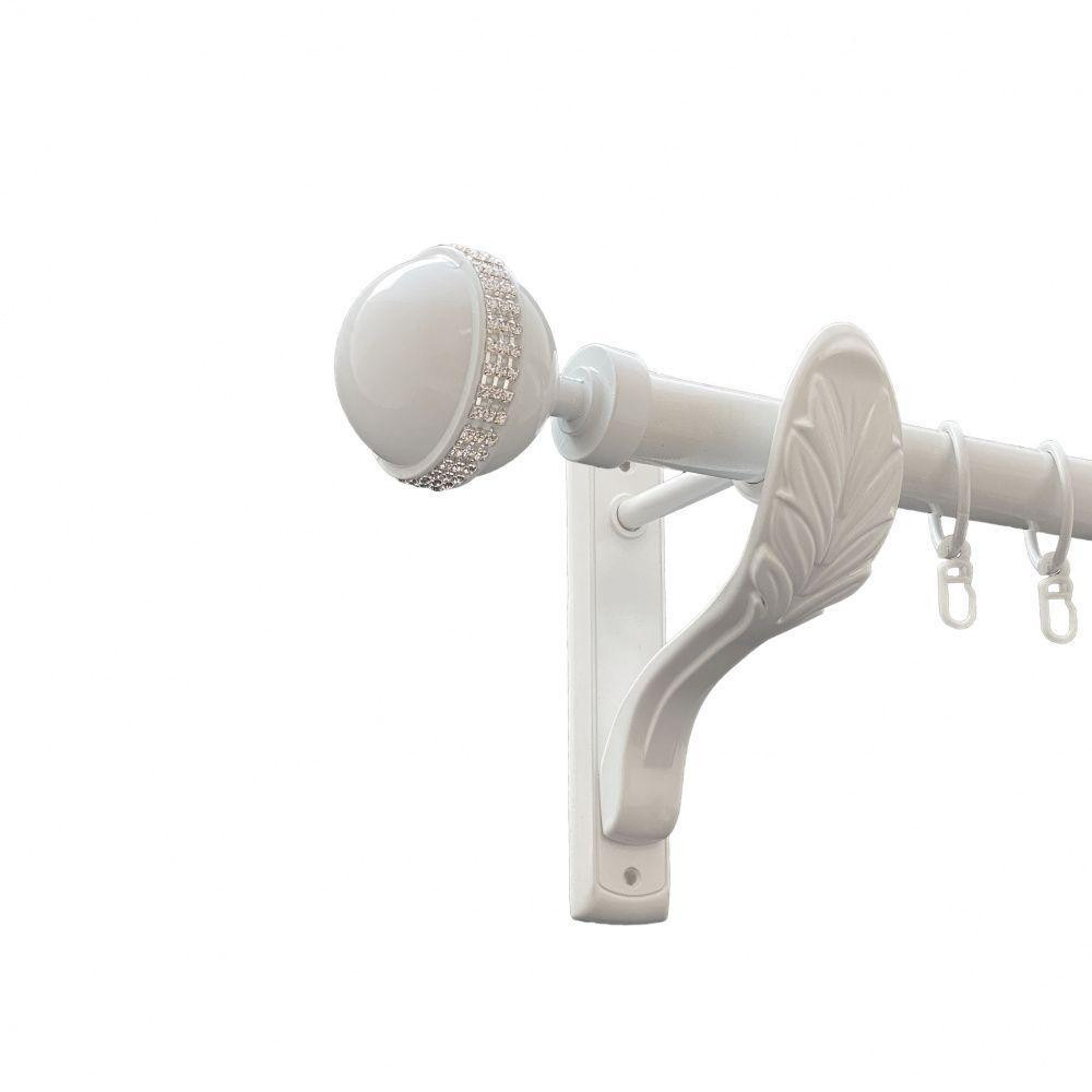 Карниз Orvit Авея металевий однорядний ретро Арктіс 25 мм 200 см (00-00010379) Львів - фото 1