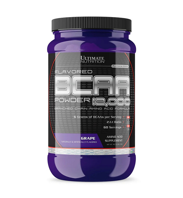Амінокислоти Ultimate nutrition BCAA 12,000 457 г, Grape Луцьк - фото 1