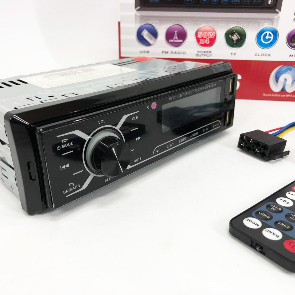 Штатная автомагнитола для машины MP3-3885 ISO 1DIN, Бездисковые автомагнитолы OX-521 1 din Киев - изображение 4