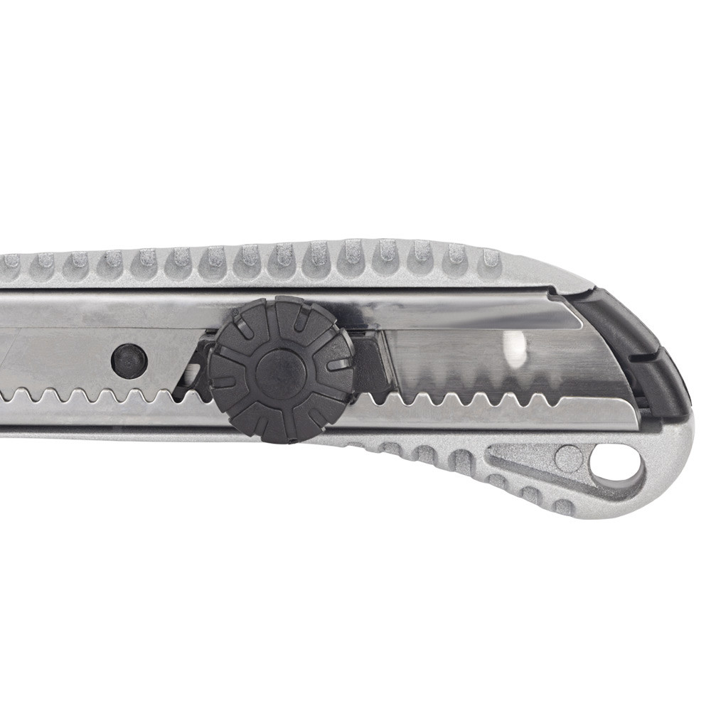 Grad Нож сегментный лезвие 18мм корпус металлический винтовой замок GRAD (8215275) Коломия - фото 3