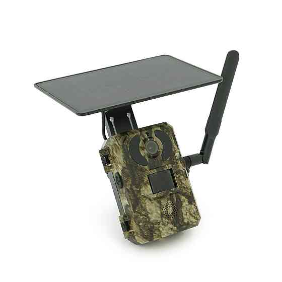 4G Фотопастка F-802 3MP-фото/3МР-відео 120 кут .слот під SD карту. Батарея 7800мА сонячна панель APP-UBOX Київ