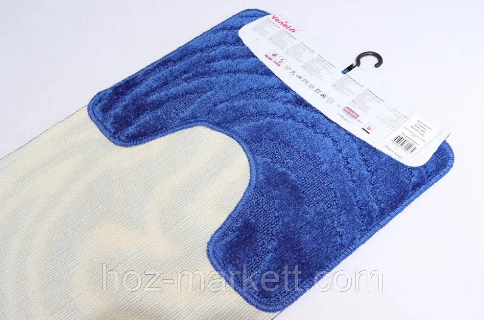 Коврики в ванную и туалет голубой производство Турция 80 х 50 см и 50 х 40 см Харьков - изображение 3