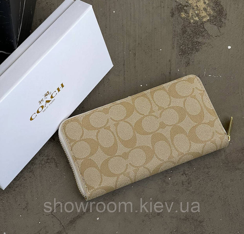 Брендовый женский кошелек на молнии Coach (1377-4) Киев - изображение 4