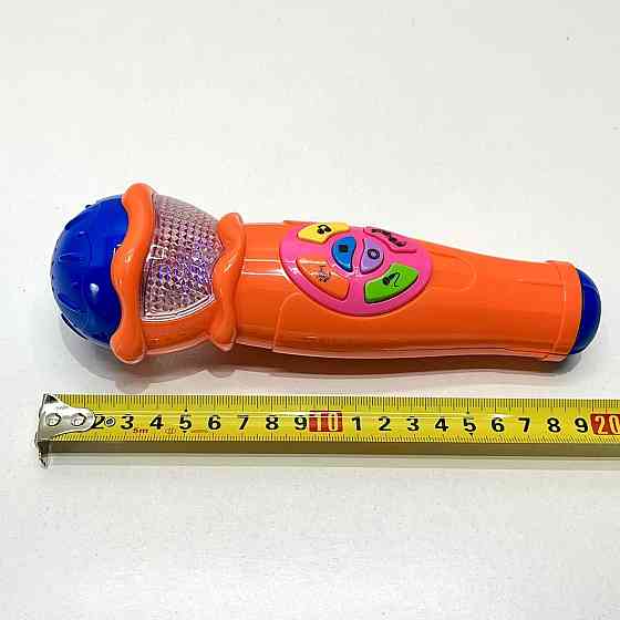Мікрофон Limo Toy музичний дитячий 19см Помаранчевий (7043 UA) Чернігів