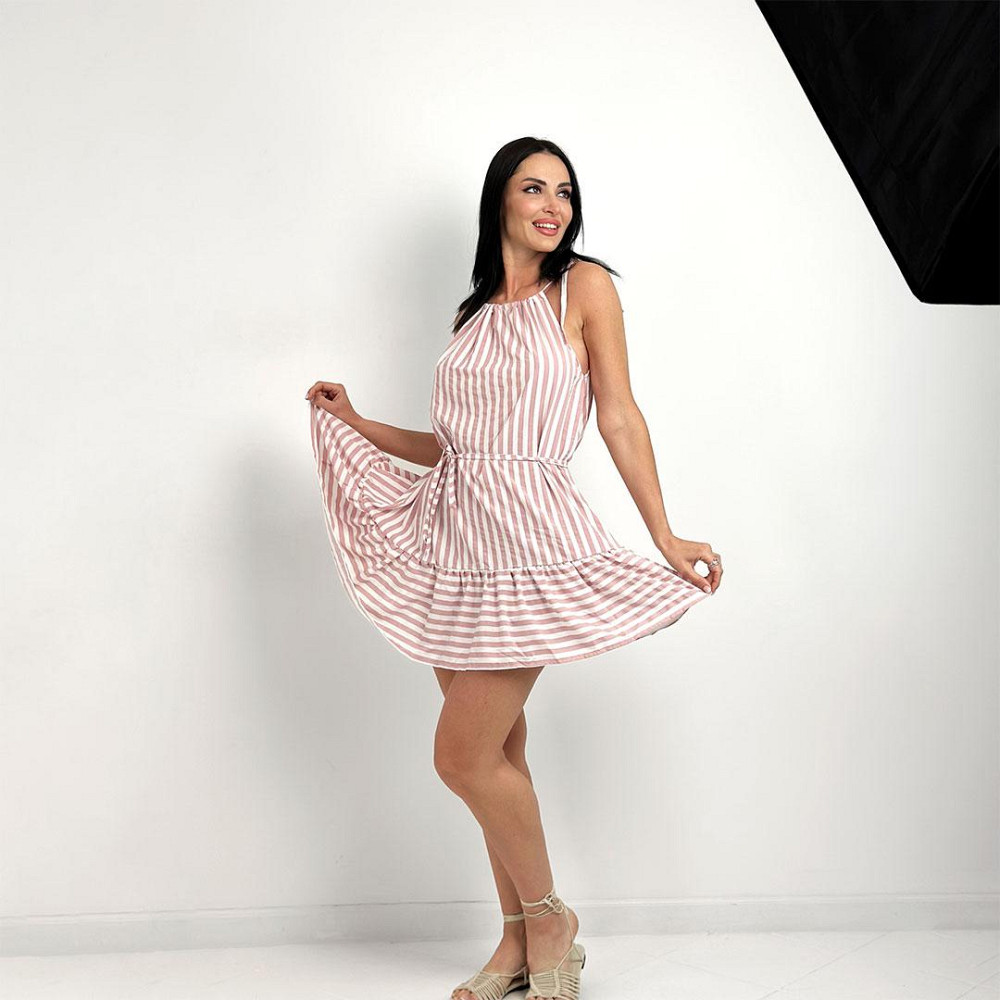 Літній сарафан на бретелях "Salma" оптом | Розпродаж моделі Київ - фото 4