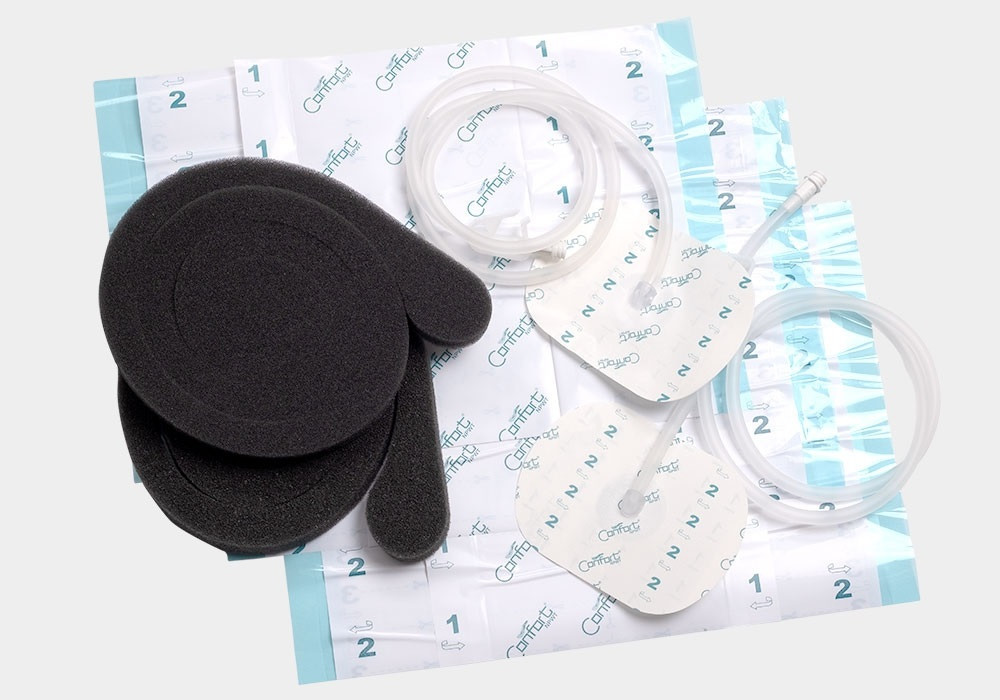 Комплект для вакуумної тepaпiї ран спiральний середнiй з iнстиляцiею. В парі з картриджем. Дніпро - фото 3