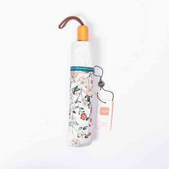 Yiwu Парасолька механічна елегантна з принтом міцна надійна з поліестеру діаметр 99 см Зелений Коломыя