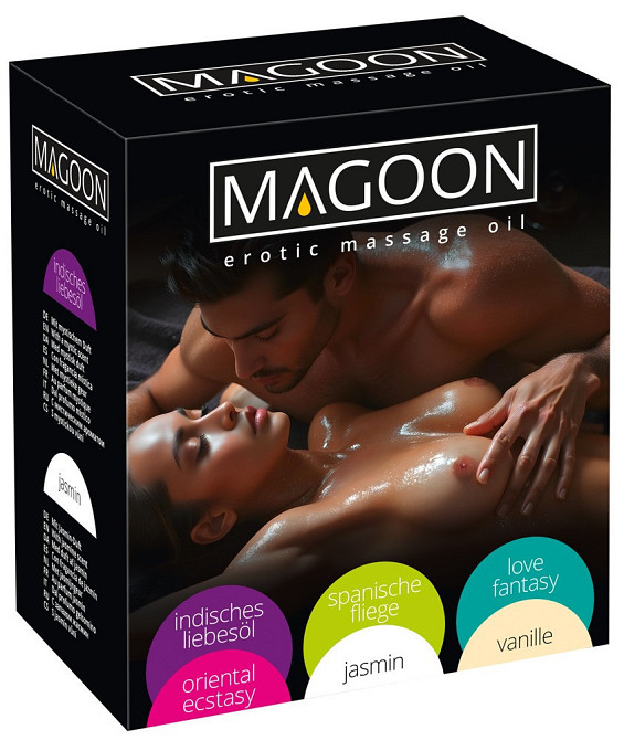 Набір масажних олійок - Magoon, 6 шт. по 100 мл Sex Aura Київ - фото 1
