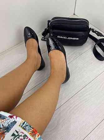 Valiente Балетки жіночі VALIENTE Эльза чорні (весна-осінь, шкіра лакована) (3455) лише 37р.38р. Коломия