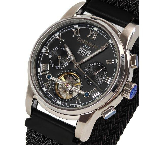 Годинник чоловічий механічний Carnival First Magnetic (2 ремінці) Вінниця - фото 1