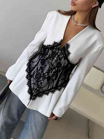 Жіночий піджак з мереживним гіпюром Одеса