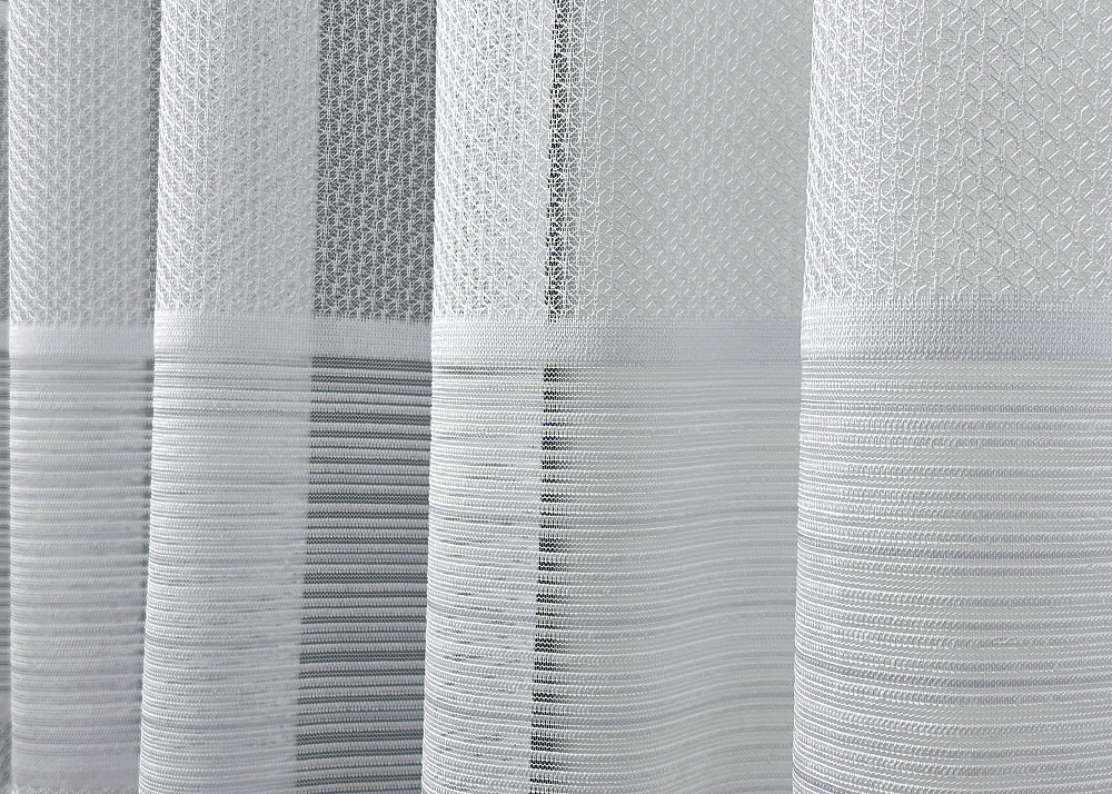 Короткий тюль жаккард, высотой 1,5м, цвет белый 1955т Киев - изображение 5