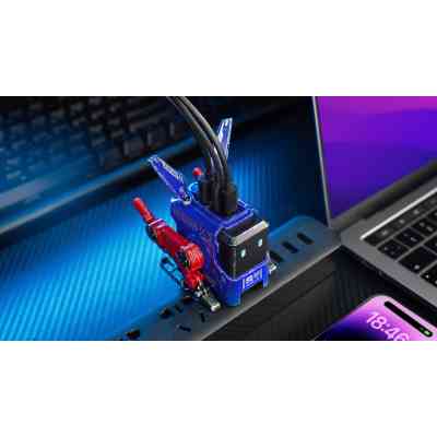 Зарядное устройство GravaStar Alpha65 65Вт 2XUSB-C/USB-A War-Damaged Blue (GRAVASTARA65_OPP_EUK) Винница