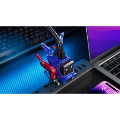 Зарядний пристрій GravaStar Alpha65 65Вт 2XUSB-C/USB-A War-Damaged Blue (GRAVASTARA65_OPP_EUK) Вінниця - фото 5