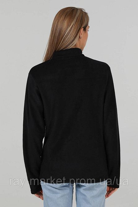 Кофта флисовая на молнии Ray Basic женская черная (U0501W-Black) S Киев - изображение 5