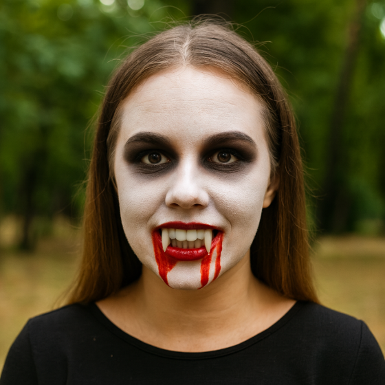 Штучна кров грим та зуби на Хелловін,14мл SBR Київ