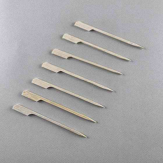 Деревянные бамбуковые шпажки Гольф 12см,100 шт (1 пачка) Харьков