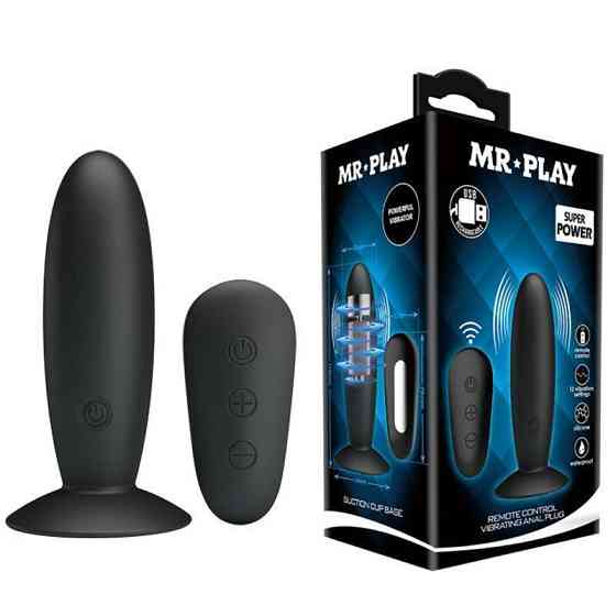 Анальный стимулятор с вибрацией MR PLAY, BI-040045W-MR Sex Aura Киев