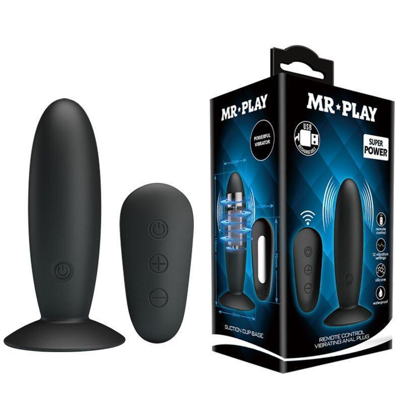 Анальный стимулятор с вибрацией MR PLAY, BI-040045W-MR Sex Aura Киев - изображение 1