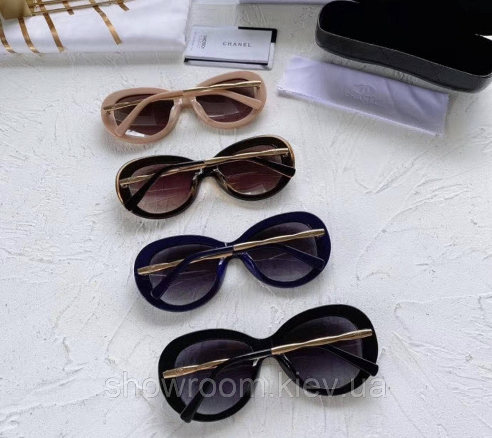 Жіночі сонцезахисні окуляри Ch (5429) blue Lux Київ - фото 3