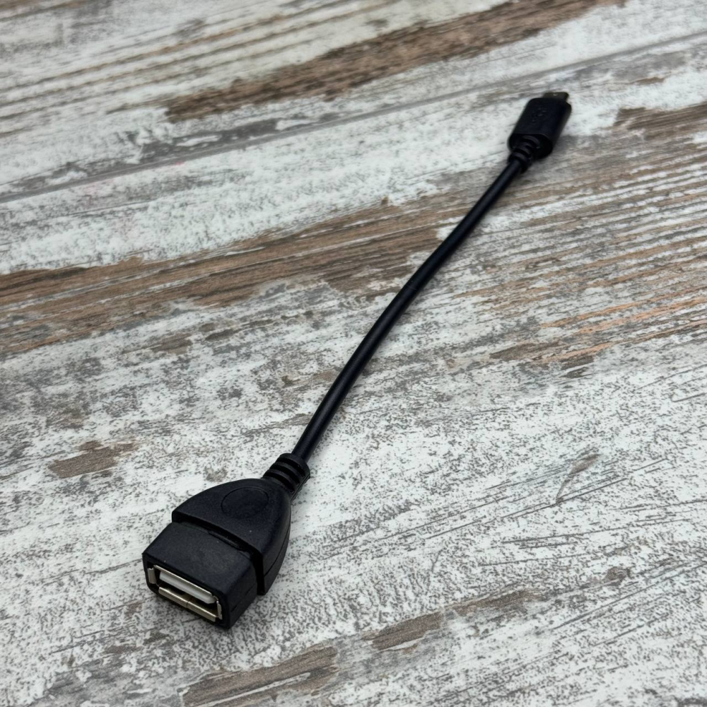 Кабель USB OTG MicroUSB – USB перехідник 14 см, адаптер для підключення флешки, миші, клавіатури, планшета Київ - фото 2