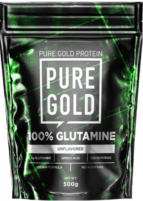 Глютамин Pure Gold Protein 100% Glutamine 500g Киев - изображение 3