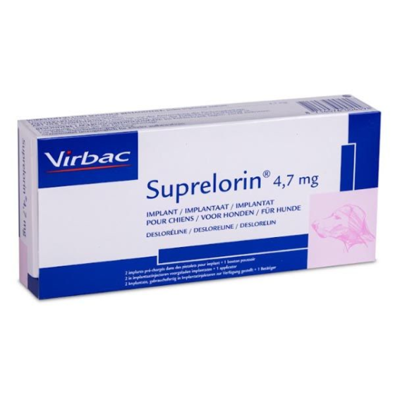 Virbac Suprelorin (Вірбак Супрелорин) імплантат для тимчасового безпліддя в самців собак, котів і тхорів 4.7 мг Запоріжжя