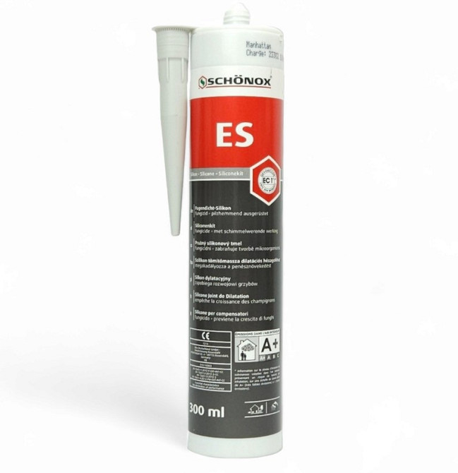 Герметик силіконовий SIKA SCHONOX ES 300 мл сріблясто-сірий Киев - изображение 1
