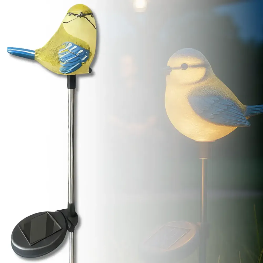 Садовый светильник на солнечной батарее 1шт, Птица / Декоративный фонарь / Уличный светильник на аккумуляторе Коломыя - изображение 2