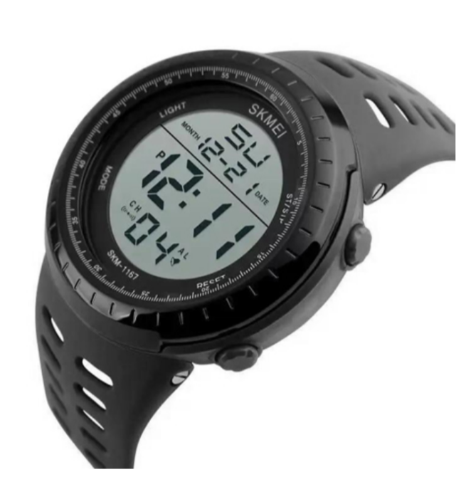 Годинники наручні SKMEI 1167BK, ЧОРНИЙ, 6015 Дніпро - фото 2