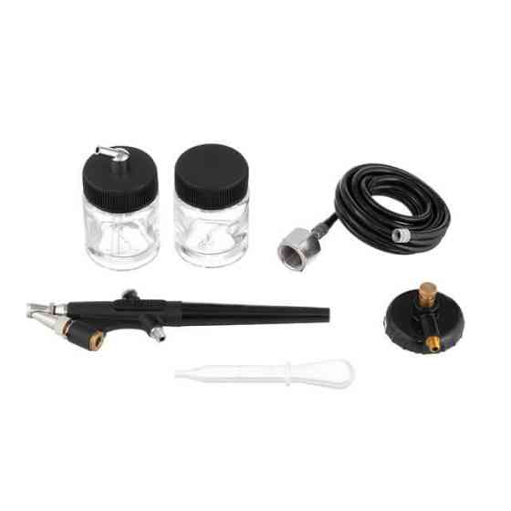 Аэрограф мини, 1-3,5 бар, до 60 L/min, набор аксессуаров INTERTOOL PT-1503 Киев