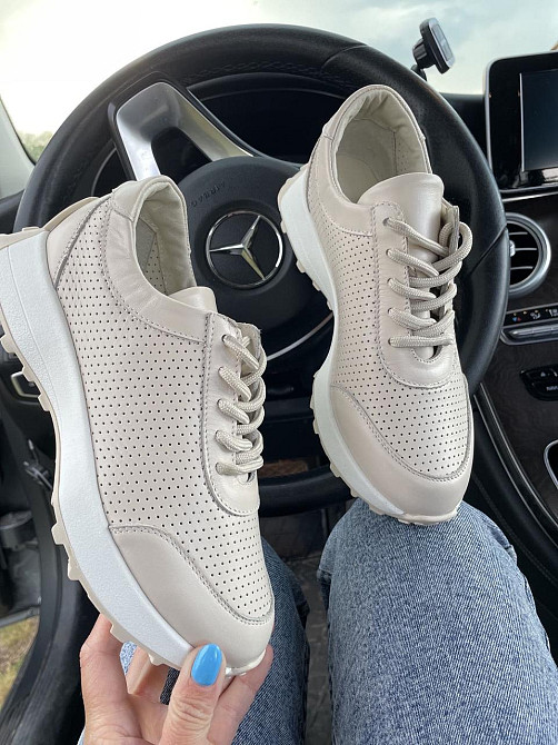 Zemira Кросівки жіночі ZEMIRA 188/8344 ST бежеві (весна-літо, шкіра натуральна) (5034) Коломыя - изображение 2