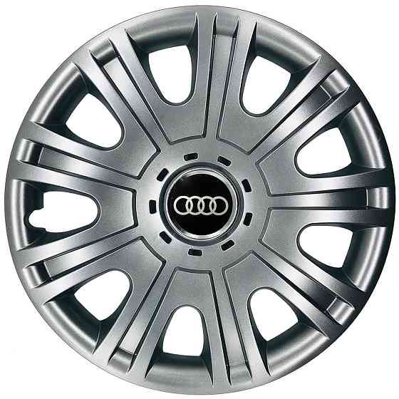 Автомобильные модельные колпаки R15 Audi 319 4шт, SJS, серебряные Киев