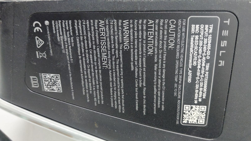 Зарядний пристрій Tesla wall connector 32A, без кришки (товар вживаний) Луцьк - фото 8