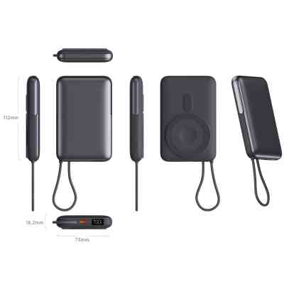 Батарея універсальна Vinga 10000 mAh 22.5W/15W/2.5W Wireless (VPBB1022WL) Вінниця