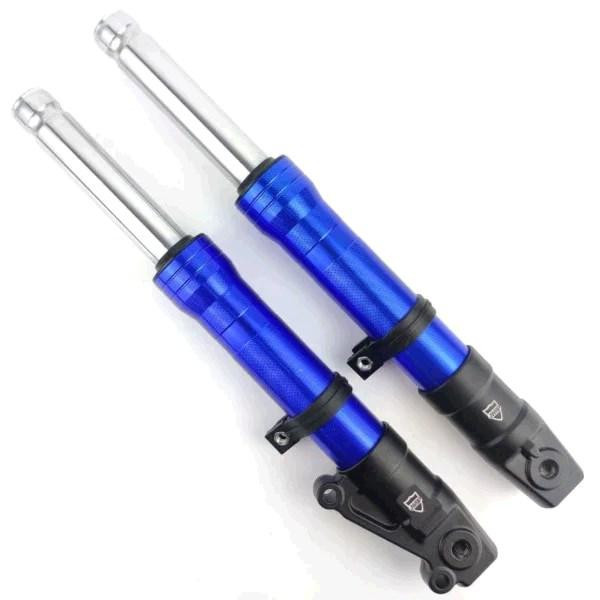 Пір'я вилки скутер Хонда Діо (дискове гальмо, гідравлічні) (сині) Мукачево - фото 1