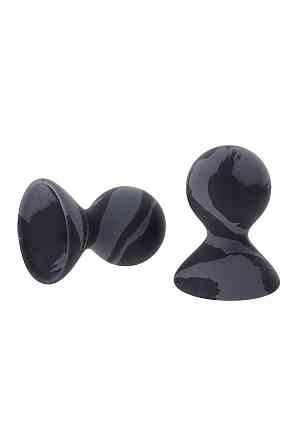 Вакуумные помпы для сосков Sportsheets Velvet Noir силиконовые, черные, 2 шт Sex Aura Киев