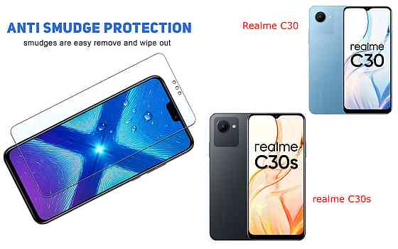 Защитное стекло NeoGlass для Realme C30, realme C30s – ультрапрозрачное и устойчивое Киев