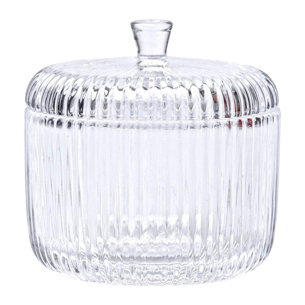Конфетница с крышкой Ø 9 см ваза конфетница круглая стеклянная HP-4-99 Киев - изображение 1