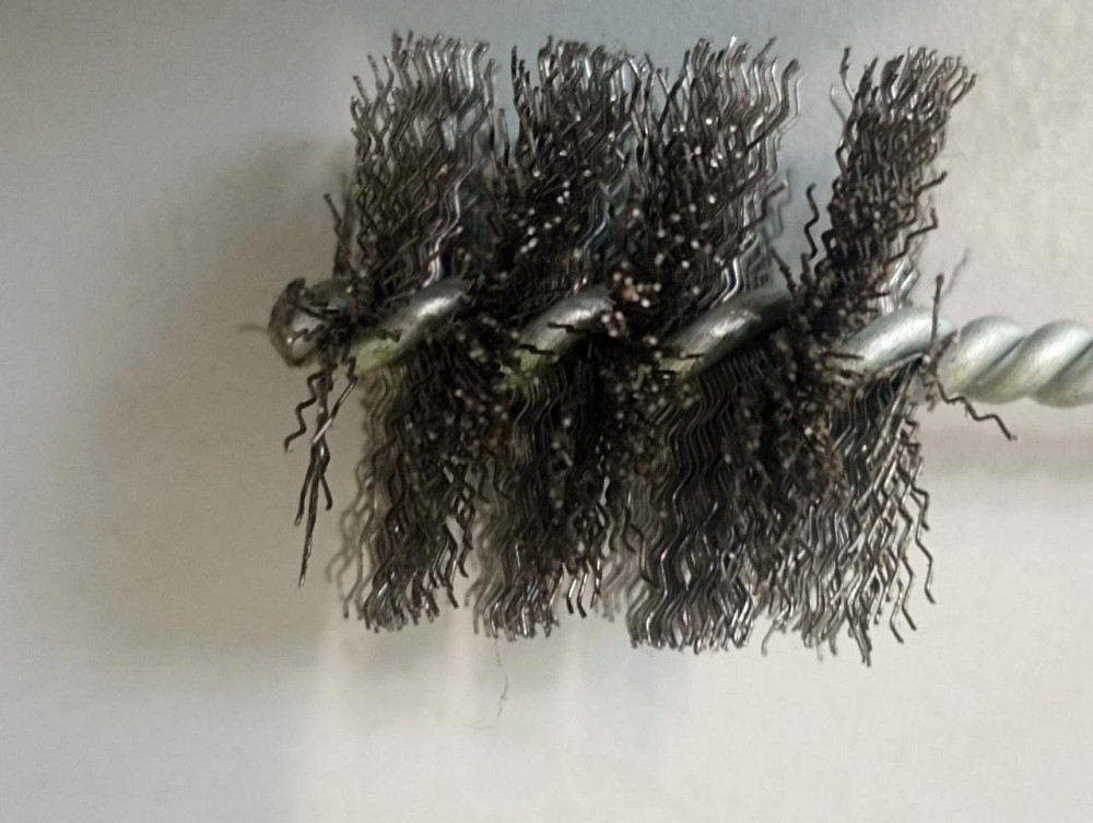 Йоржик дротяний жорсткий N528 з дерев'яною ручкою загальною довжиною 160мм довжиною йоржика 30мм діаметром 28мм 28 Киев - изображение 2