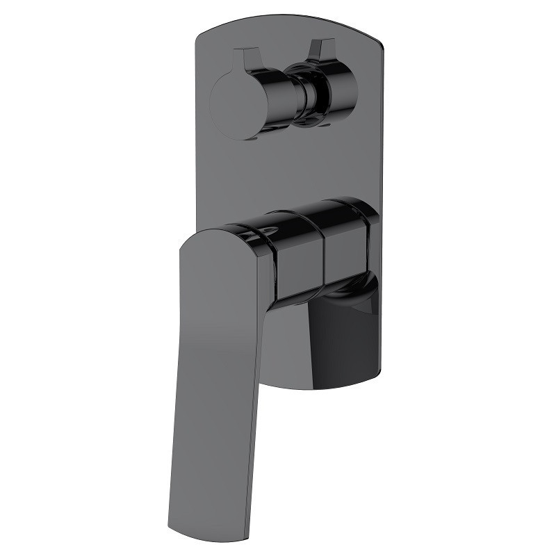 Змішувач прихованого монтажу VOLLE SOLO pistola gris на 2 споживачі графіт Київ - фото 1