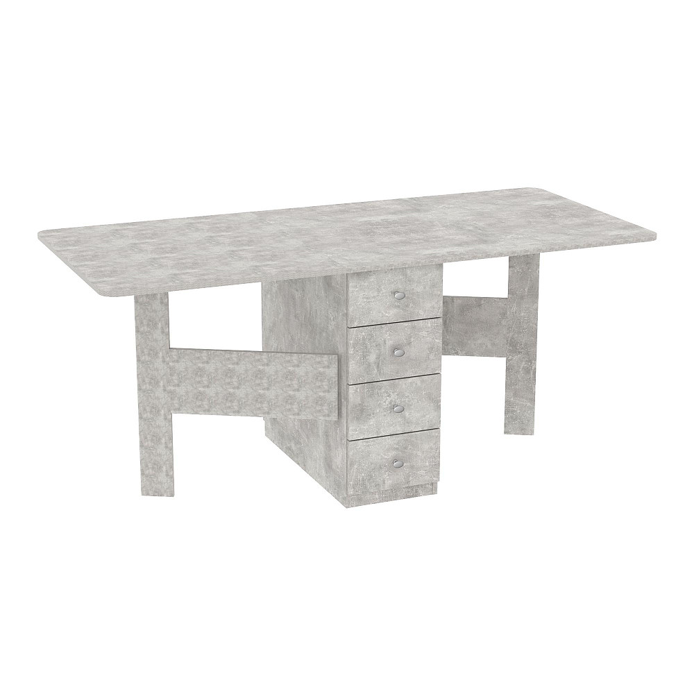 Стол-тумба №5 Комби, Бетон, 380х800х750 Львов - изображение 1