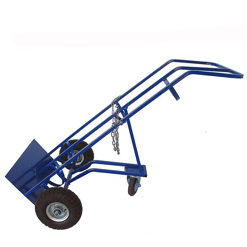 Візок для 2 балонів кисень+пропан з опорним колесом ТКО2-260 до 250 кг Харків - фото 1