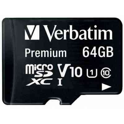 Карта пам&apos;яті Verbatim 64GB microSDHC Class 10 (44084) Вінниця