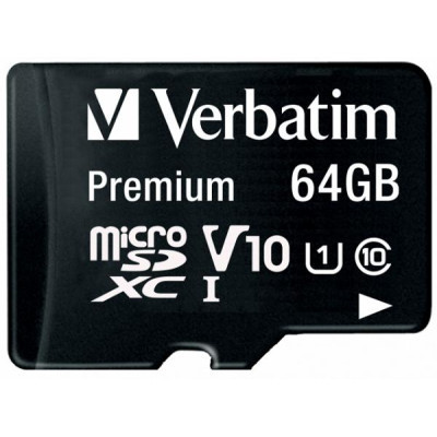 Карта памяти Verbatim 64GB microSDHC Class 10 (44084) Винница - изображение 2