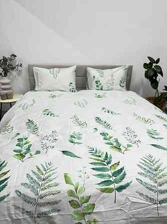 Ecotton Комплект постільної білизни Ecotton Євро 210х220 см Папороть білий 21204 Киев