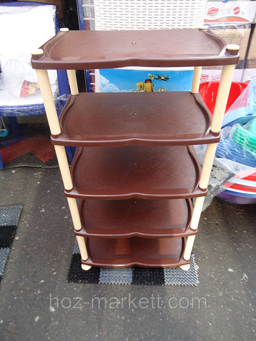 Коричнева полиця для взуття Харків - фото 2