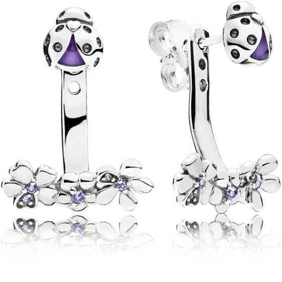 Серебряные серьги «Божья коровка» 297123NLCMasterSem Киев