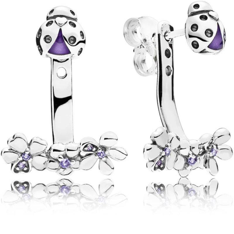 Срібні сережки   «Божа корівка» 297123NLC MasterSem Київ - фото 1